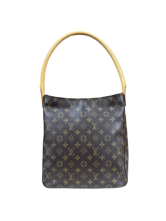 Pre-Owned Louis Vuitton Looping GM Monogram Shoulder Bag, Canvas M51145 Brown, Women's LOUIS...