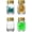 4, variant on 3 count Glass bottles 1oz 30 ml Glass Reagent Bottles Transparent Sample Jar,Wide Mouth, with Scale for , Argent Lid (3)