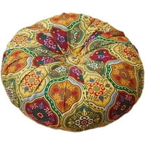 Hzzsbu Round Moroccan Floor Cushion, Elastic Soft Seat Pillow for Meditation, Tatami Chair Pad Home Decor