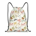thumbnail image 1 of Honeii Colorful Bow Knots1 Print Drawstring Backpack,Drawstring Bags String Backpack Gym Cinch Sack Backpack Sport Bag Draw-Medium, 1 of 6