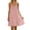 Pink, variant on Women's Low Back Dress Casual Backless Cami Dress Lounge House Dress Loose Spaghetti Strap Flowy Midi Sundress 2026 Army Green S