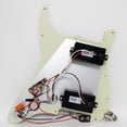 thumbnail image 2 of HH Prewired Loaded Pickguard, with Active Humbucker Ceramic & Alnico V Pickups, Easy Solderless Wiring, for Fender Strat Guitar, 2 of 4
