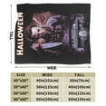 thumbnail image 2 of Michael Myers Horror Movie Throw Blanket 50"X40" Soft Flannel Lightweight Plush Air Conditioner Quilt Suitable For Sofa,Living Room,Bedroom,Double Bed, 2 of 4