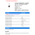 thumbnail image 2 of Low Beam Headlight Bulb - Compatible with 2016 - 2022 Subaru Crosstrek 2017 2018 2019 2020 2021, 2 of 2