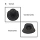 thumbnail image 4 of Sombrero occidental para mujer y hombre, sombrero fedora, ala ancha con correa de cuero, 4 of 6