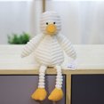 thumbnail image 1 of Muñeco de peluche con forma de animal a rayas, muñeco animal creativo, tipo: pato, altura: 42 cm Sailing Electrónica, 1 of 5