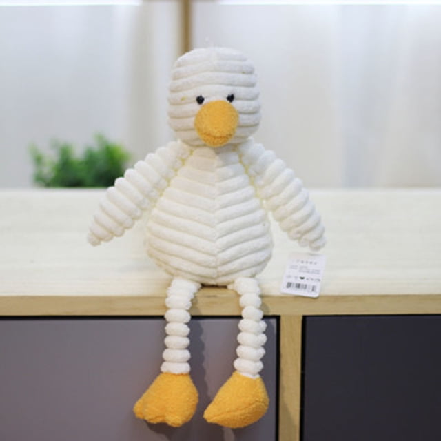 Muñeco de peluche con forma de animal a rayas, muñeco animal creativo, tipo: pato, altura: 42 cm Sailing Electrónica