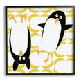 thumbnail image 2 of Stupell Industries Kids' Arctic Penguin Pair Yellow Banana Pattern, 17 x 17,Design by Carla Daly, 2 of 5