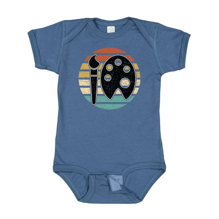 

Inktastic Artist Retro Sunset Art Teacher Gift Baby Boy or Baby Girl Bodysuit