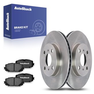 Pair Front Brake Rotors For 2004-2009 Toyota Prius 1.5L - Vented, Direct Replacement By Auto Shack