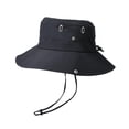 thumbnail image 4 of Sombrero de Pescador Zulema Negro Poliéster Transpirable, 4 of 7