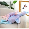 thumbnail image 3 of Tie-Dye Giant Goose Plush Pillow, Large Fluffy Stuffed Animal Hugging Pillow for Bed Couch, Soft Colorful Goose Body Pillow for Kids & Adults, Gift for Girls, 3 of 6