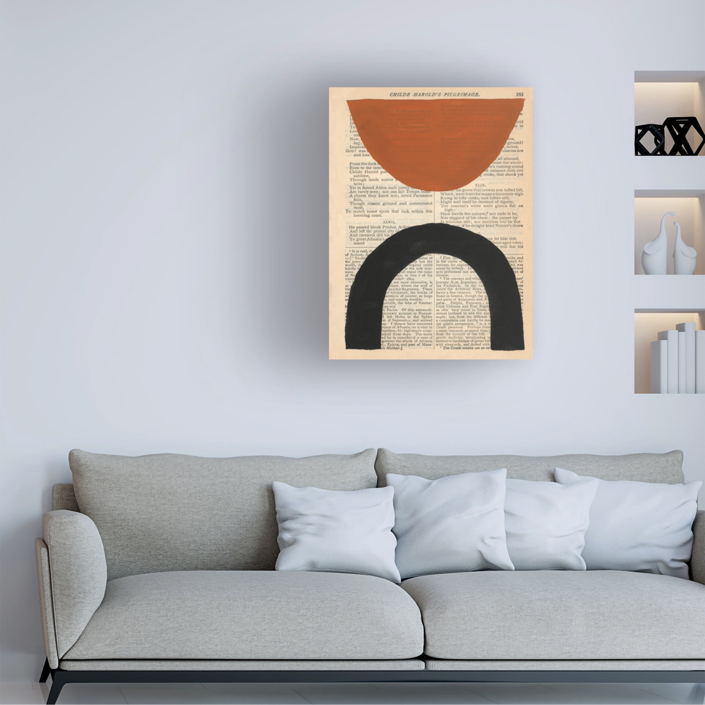 Renee W Stramel 'Modern Prose I' Canvas Art