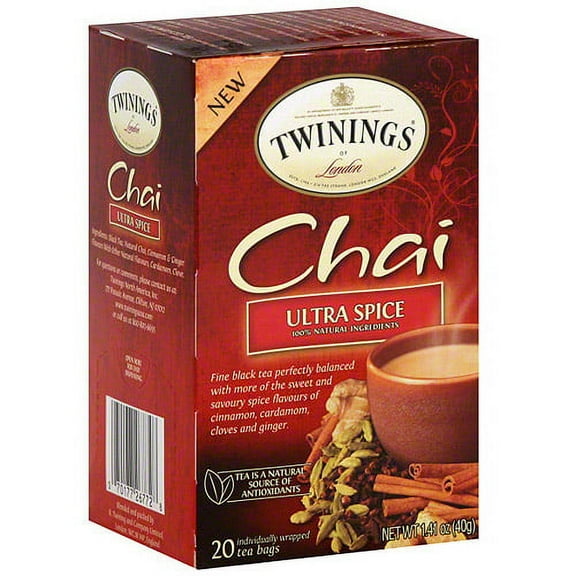 Twinings of London Ultra Spice Tea, 1.41 oz (Pack of 6)