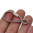 thumbnail image 4 of AMLESO 10x Steel Lock Carabiner Clip Snap Hook Screw Keychain Camping Fishing Clasp, 4 of 8