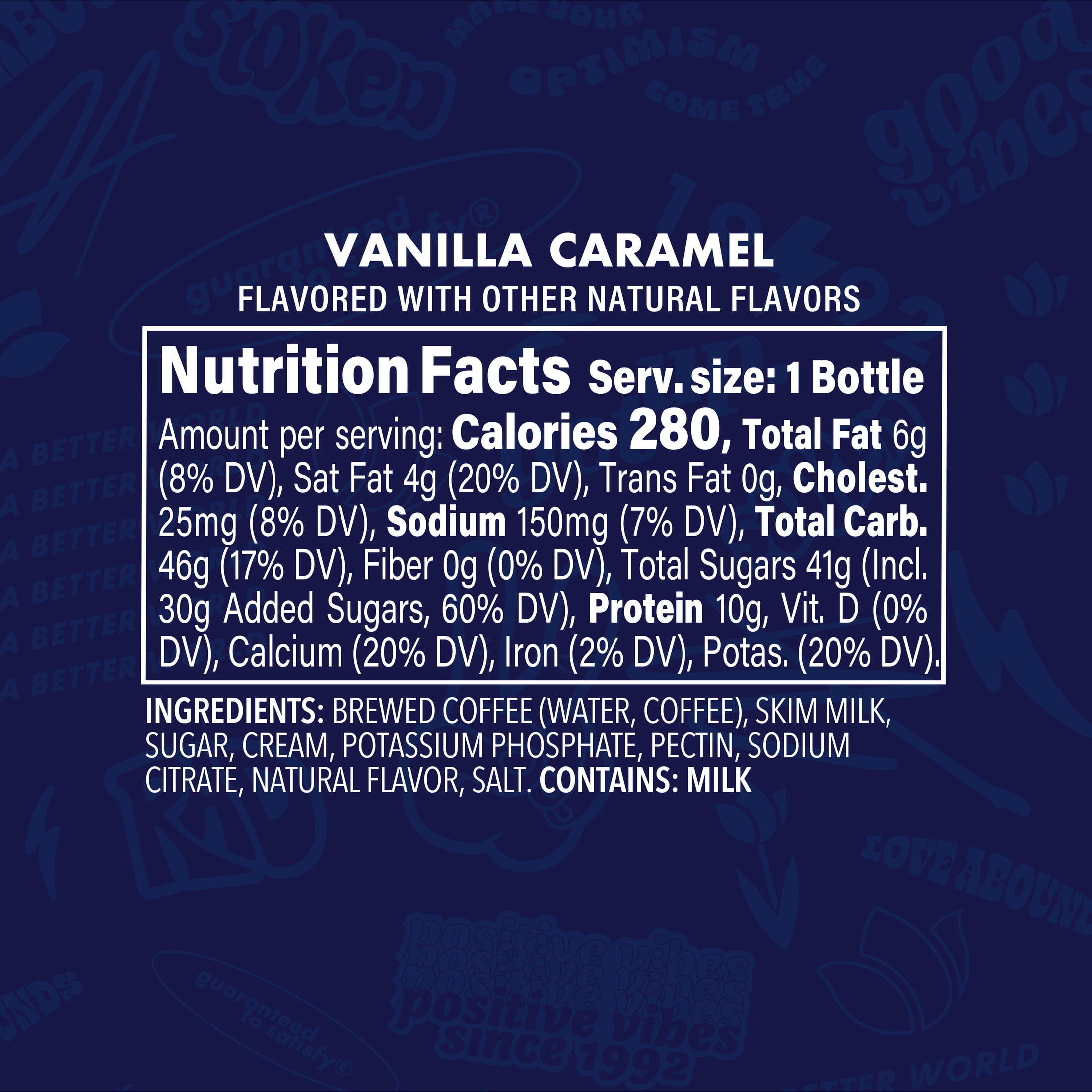 (2 pack) Dutch Bros® Vanilla Caramel Iced Latte, Inspired by Golden Eagle®, 13.7 fl oz Bottle
