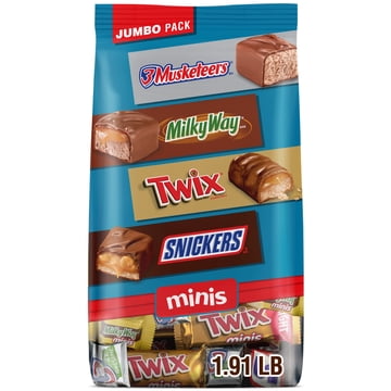 Snickers, Twix & More Minis Bulk Bag, 30.63 oz