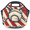 Multicolour 4, variant on Herdesigns Baseball Sports Insulated Neoprene Lunch Bag for Women Men Lunch Box Washable Reusable Lunch Tote Lightweight Lunch Handbag for Work Outdoor Picnic
