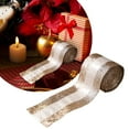 thumbnail image 1 of Festive Holiday Ribbon for Elegant Wrapping and DIY Bow Making Projects with Quality Materials, 1 of 5