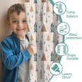 thumbnail image 3 of Blackout Kids Curtains,Beige Christmas Tree Pattern Childrens Insulated Curtains Set Of 2,Bedroom Essentials,Toddler Room Decor 42"x54", 3 of 5