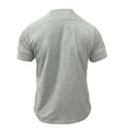 thumbnail image 4 of Vivianyo HD Short Sleeve Shirt for Men,Big Men Short-Sleeve Beefy Muscle Basic Solid Color Blouse Tee Shirt Top Short Sleeve Turndown Collar Blouse Shirt, 4 of 5