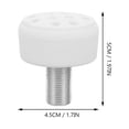 thumbnail image 2 of Baluue 2-Pack Professional Roller Skate Toe Stoppers in White for Secure Grip and Easy Installation, 2 of 8