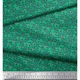 thumbnail image 3 of Soimoi Rayon Fabric Cross Sign,Triangle & Toucan Bird Printed Fabric 1 Yard 56 Inch Wide, 3 of 3