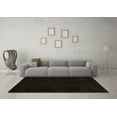 thumbnail image 3 of Ahgly Company Indoor Rectangle Abstract Brown Modern Area Rugs, 2' x 5', 3 of 4
