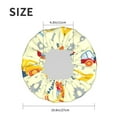 thumbnail image 6 of Kdxio Heavy Equipment Print Shower Cap for Women,Elastic and Reusable,Double Waterproof Layers Bathing Hat, 6 of 9