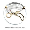 thumbnail image 5 of Hat Rule Metal Hat rule Scissor Type Round Inner Diameter rule for Adults' Hat Handle operate Hat Size Measuring tool Handle operate 49-62cm Steel & Low Hat rule Scissor Type Round, 5 of 13