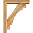 thumbnail image 3 of Ekena Millwork 6"W x 30"D x 38"H Merced Block Rough Sawn Bracket w/ Offset Brace, Western Red Cedar, 3 of 25