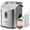 Silver, variant on Costway Nugget Countertop Ice Maker with Soft Chewable Pellet Ice Ready in 6 Mins Silver