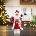 thumbnail image 3 of Adornos de Papá Noel, decoración navideña, escultura, linda figura coleccionable 45cm, 3 of 9