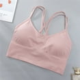thumbnail image 3 of Fewfanhot Woman Strappy Sports Bras Wireless Quick-Dry Sexy Crisscross Shockproof for Running Fitness, 3 of 8