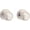 Satin Nickel, variant on PETGLE Cove Dummy Door Knob, Single Sided Handle for Closets, French Double Doors, and Pantry, Satin Nickel Non-Turning Interior Push/Pull Door Knob, with Microban Protection