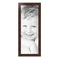 thumbnail image 2 of ArtToFrames 13" x 35" Honors Mahogany Picture Frame, 13x35 inch Brown Wood Poster Frame (WOM-5155), 5 Pack, 2 of 6