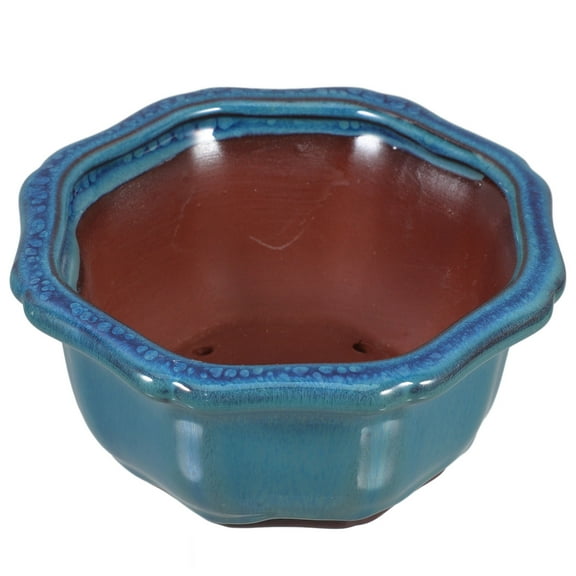 ROSENICE Small Ceramic Succulent Pot For Indoor And Outdoor Use Modern Decorative Flower Planter Succulent Balcony Pot For Home And Office