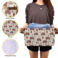 thumbnail image 3 of Yayeee Canvas Storage Basket with Handles for Shelves Fabric Bins Closet Organizer, Cartoon Fire Truck Pattern, 3 of 8