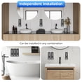 thumbnail image 3 of Dispensador De Jab&oacute;n, 3pcs 400ML Dispensador de Jab&oacute;n Pared L&iacute;quido de para Ba&ntilde;o, Cocina, Fregadero Dom&eacute;stico, Dispensadores Integrados en la Cub, 3 of 7
