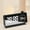 Black, variant on HOARBOEG Battery Operated Digital Alarm Clock with Timer Dimmable LED Desk Clock for Bedroom, Study & Office, Countdown Function, Large 6.3 Display Smart Alarm Clock, Temperature & Date