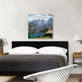 thumbnail image 2 of ARTCANVAS Mountains, Lake Bergsee, Switzerland, Square Canvas Art Print - Size: 26" x 26" (0.75" Deep), 2 of 9