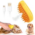 thumbnail image 7 of Steamy Cat Brush, 2024 New 3 in1 Cat Steamy Brush With Spray, Pet Steam Brush for Cat Dog Self Cleaning Steam Cat Hair Brush for Massage, Silicone Steam Pet Brush for Removing Loose Hair (yellow)4PCS, 7 of 7