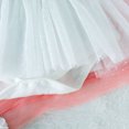 thumbnail image 6 of FAOWME Summer Baby Tulle Dress Square Collar Net Flying Sleeve Bow Skirt Girls Baby Kids Bodysuit White 6-12 Months, 6 of 8