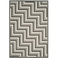 thumbnail image 2 of SAFAVIEH Cottage Maria Geometric Lines Indoor/Outdoor Area Rug Dark Grey/Light Grey, 9' x 12', 2 of 7