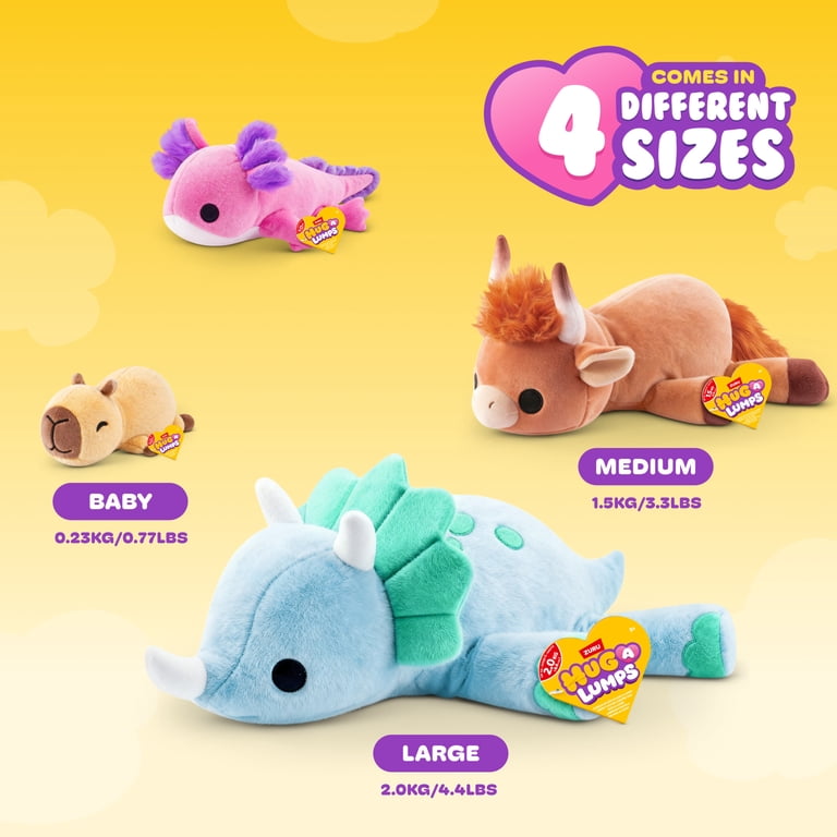 Hug-A-Lumps Ally the Axolotl Weighted Plush Toy photo 6