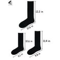 thumbnail image 2 of PULLIMORE 6 Pairs Mens Cushion Crew Socks Athletic Performance Cotton Sock for Sport Everyday (6 Colors, US 11-13), 2 of 7