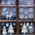 thumbnail image 2 of Pegatina de ventana Sunshine Catcher, pegatina de vidrio estática anticolisión colorida, copo de nieve, alce, navidad, 2 of 4