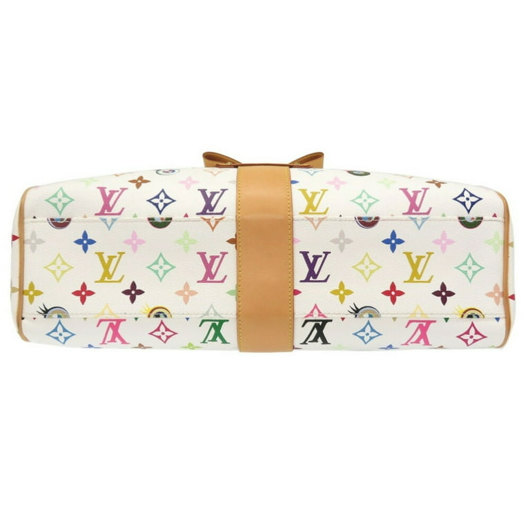 Authenticated Used Louis Vuitton Monogram Multicolor Sac Retro GM Blanc Eye  Love You M92053 Handbag Bag White LV LOUIS VUITTON