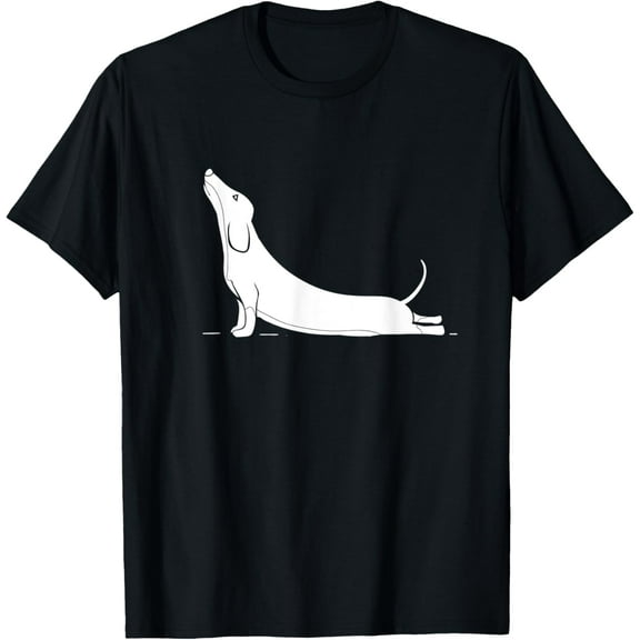Dog Lover Yoga Dachshund Weiner Dogs T-Shirt