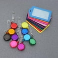 thumbnail image 4 of 10Pcs Vertical Style PU Leather ID Badge Holder Pass Pouch Case (Mixed Color+Random Badge Reel Color), 4 of 7